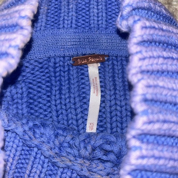 Free People Sweetheart Chunky Rib Knit Pullover Sweater - Picture 6 of 7